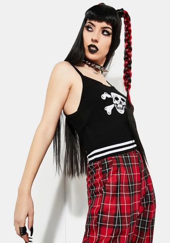 Famous Last Words Intarsia Knit Tank