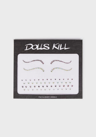 Bold Visions Eyeliner Gem Stickers