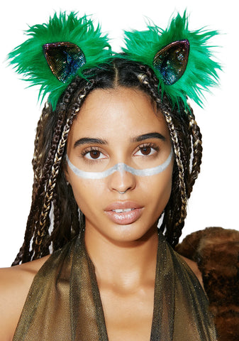 Green With Envy Clip In Ears