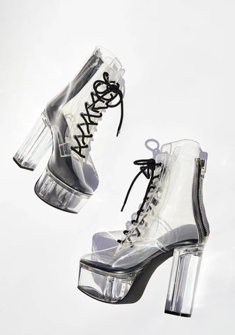 Shibuya Crossing Clear Boots