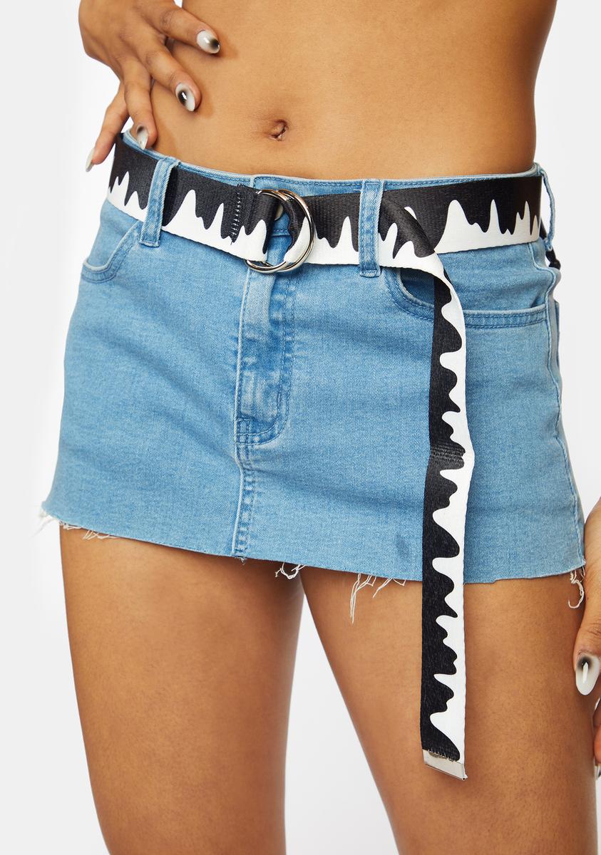 Retro Chic Paint Drip Belt