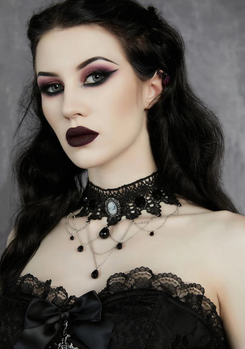 Haunted Hallows Beaded Choker