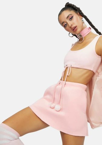 Abominable Creature Mini Skirt