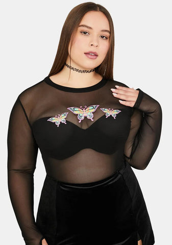 You're My Only Wish Mesh Top