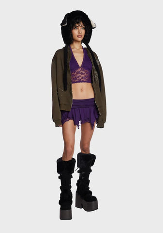 Tales Of Fantasy Halter Top - Purple