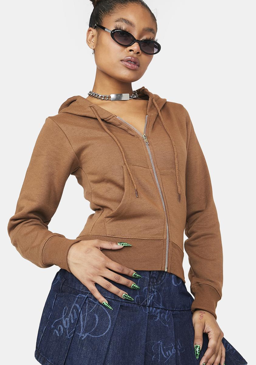 Tribal Hotfix Zip Up Hoodie