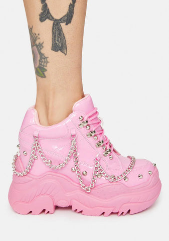 Sugar Patent Space Candy Platform Sneakers