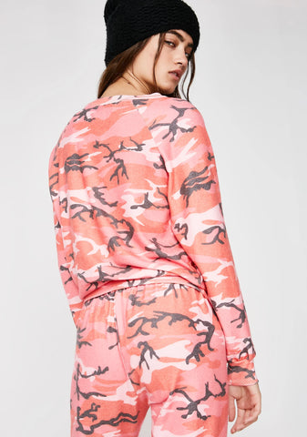 Fire Camo Junior Sweatshirt