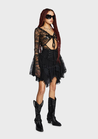 Fear My Wrath Mini Skirt