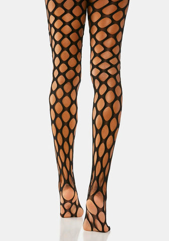 Stunning Take Pothole Net Tights