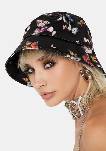 Licorice Buckets of Butterflies Hat