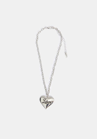 Listen To Ur Heart Libra Necklace