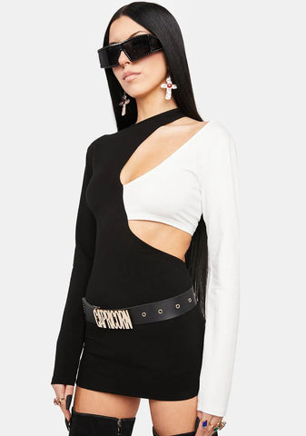 Boss Babe Cut-Out Mini Dress