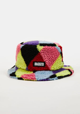 Vivid Argyle Bucket Hat