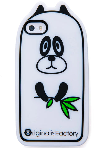 Smokin' Panda Grass iPhone 5 Case