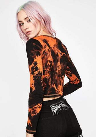 Fallen Phoenix Tie Dye Top