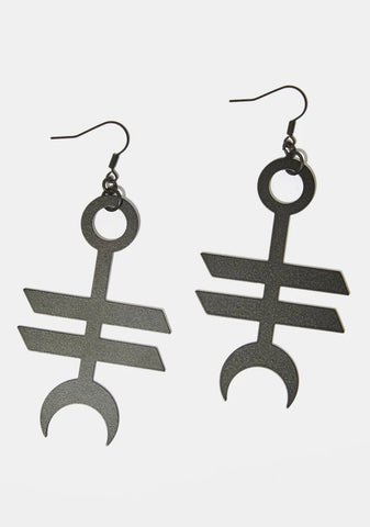 Symbol Of The Moon Earrings