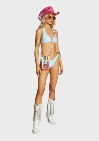 Villa Lounging Bikini Set - Blue