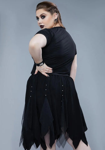 I'll Light The Fire Midi Skirt