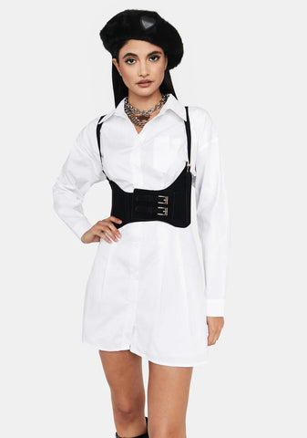 Baddie Style Buckle Corset