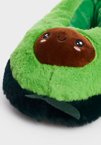Avocuddle Fuzzy Slippers