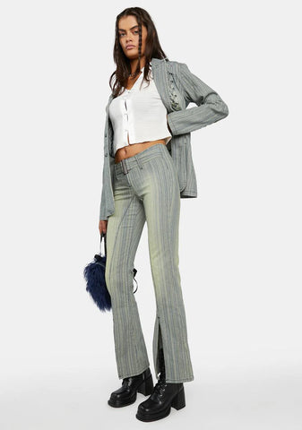 Sliding Doors Pinstripe Pants