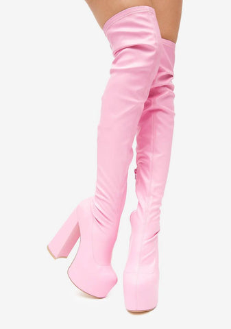 Pink Havasu Platform Boots