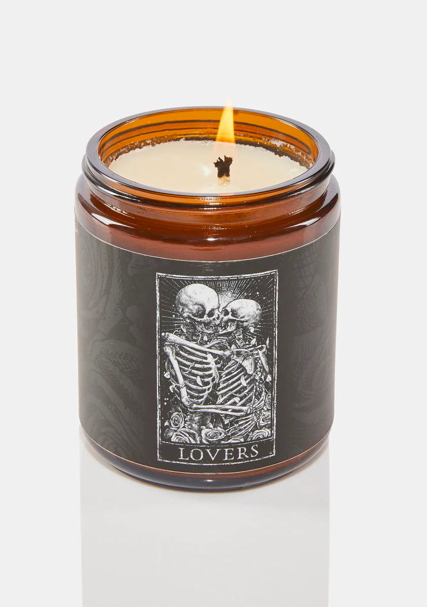 Lovers Tarot Card Soy Candle