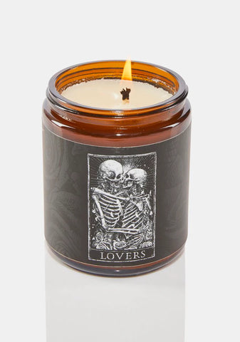 Lovers Tarot Card Soy Candle