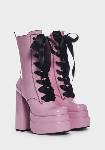 Dollhouse From Hell Platform Boots