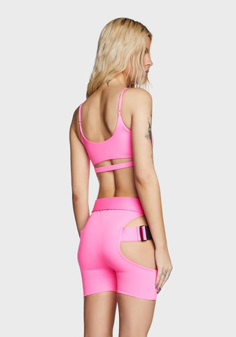 Buckle Cami Top - Pink