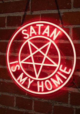 Satan's Bestie Neon Wall Hang