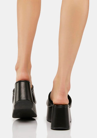 Elusive Moves Platform Sandals