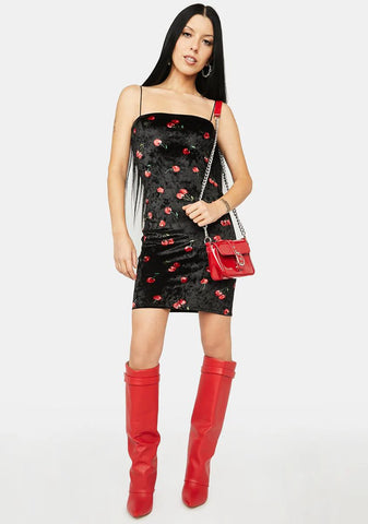 Trust Me Cherry Print Dress