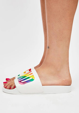 Be Kind White Slides