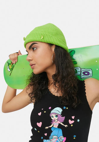 Slime Sour Then Sweet Beanie