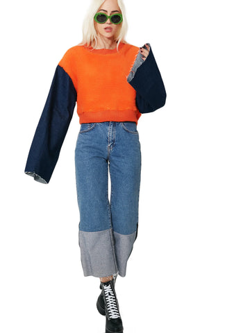 Double Crosser Cropped Sweatshirt