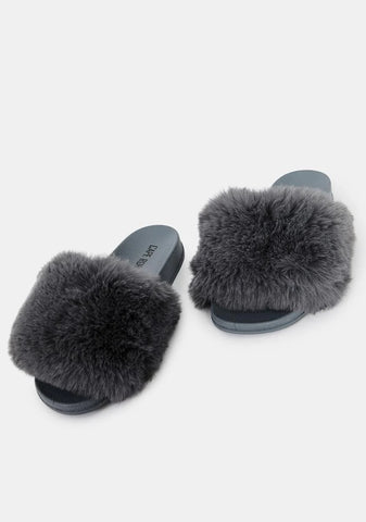 Dusk Fuzz Club Fluffy Slides
