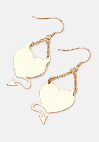 Sweet Hellraiser Heart Earrings
