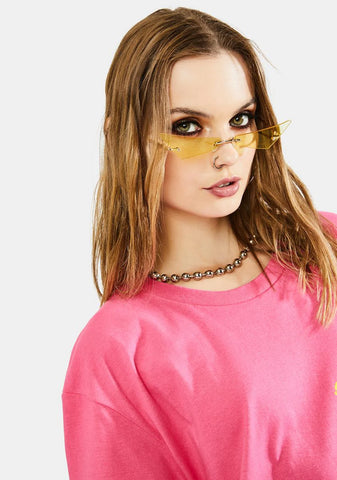 Zest Don't Mean A Thang Slim Cat Eye Sunglasses