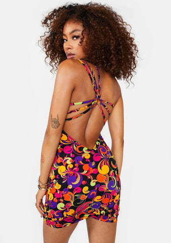 Hit The Club Cutout Mini Dress