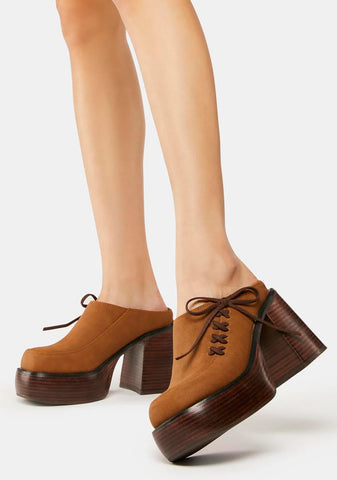 Struck By Wonder Platform Mules