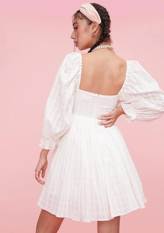 Bliss Off To The Races Babydoll Mini Dress