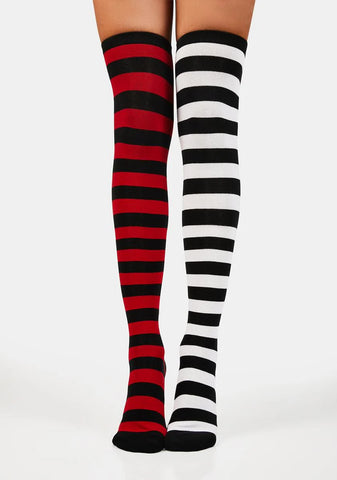 Underworld Fun Thigh High Socks