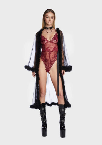 Stunning And Real Lace Teddy