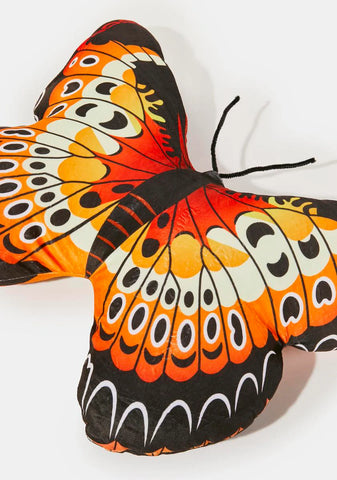 Citrus Shoot The Breeze Butterfly Pillow