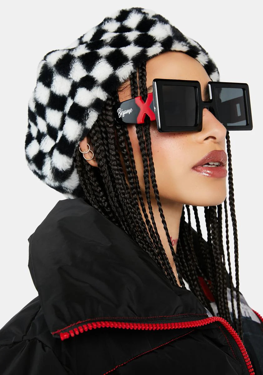 Boxy Tic Tac Toe Sunglasses