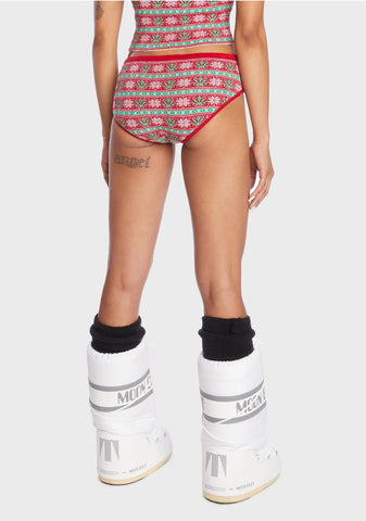 Xmas Weed Knit Underwear