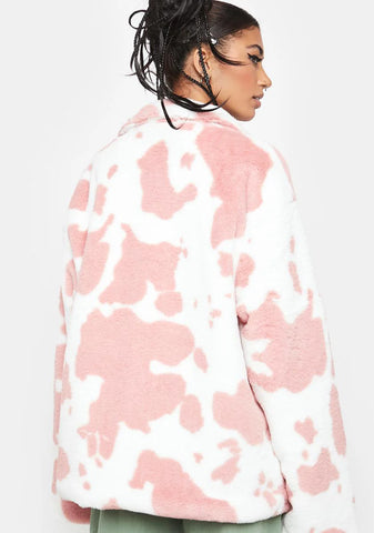 In A Good Moood Fuzzy Jacket