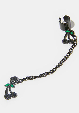 Sweeter The Juice Cuff Chain Earrings